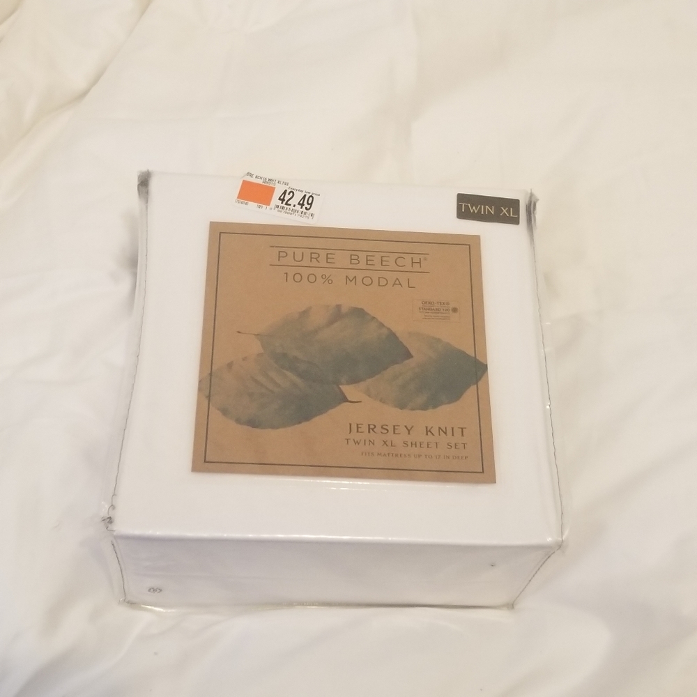 NWT PURE BEECH 100% MODAL JERSEY KNIT TWIN XL